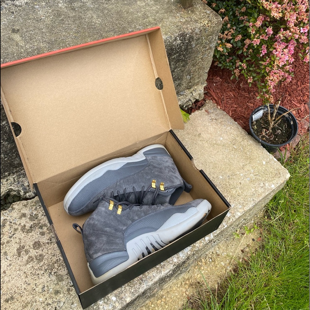 jordan 12 cool grey wolf